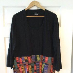 NWOT Svaha Book Spines Ada Dress 4XL